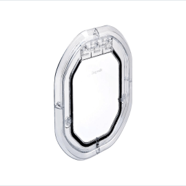 glass dual dog door
