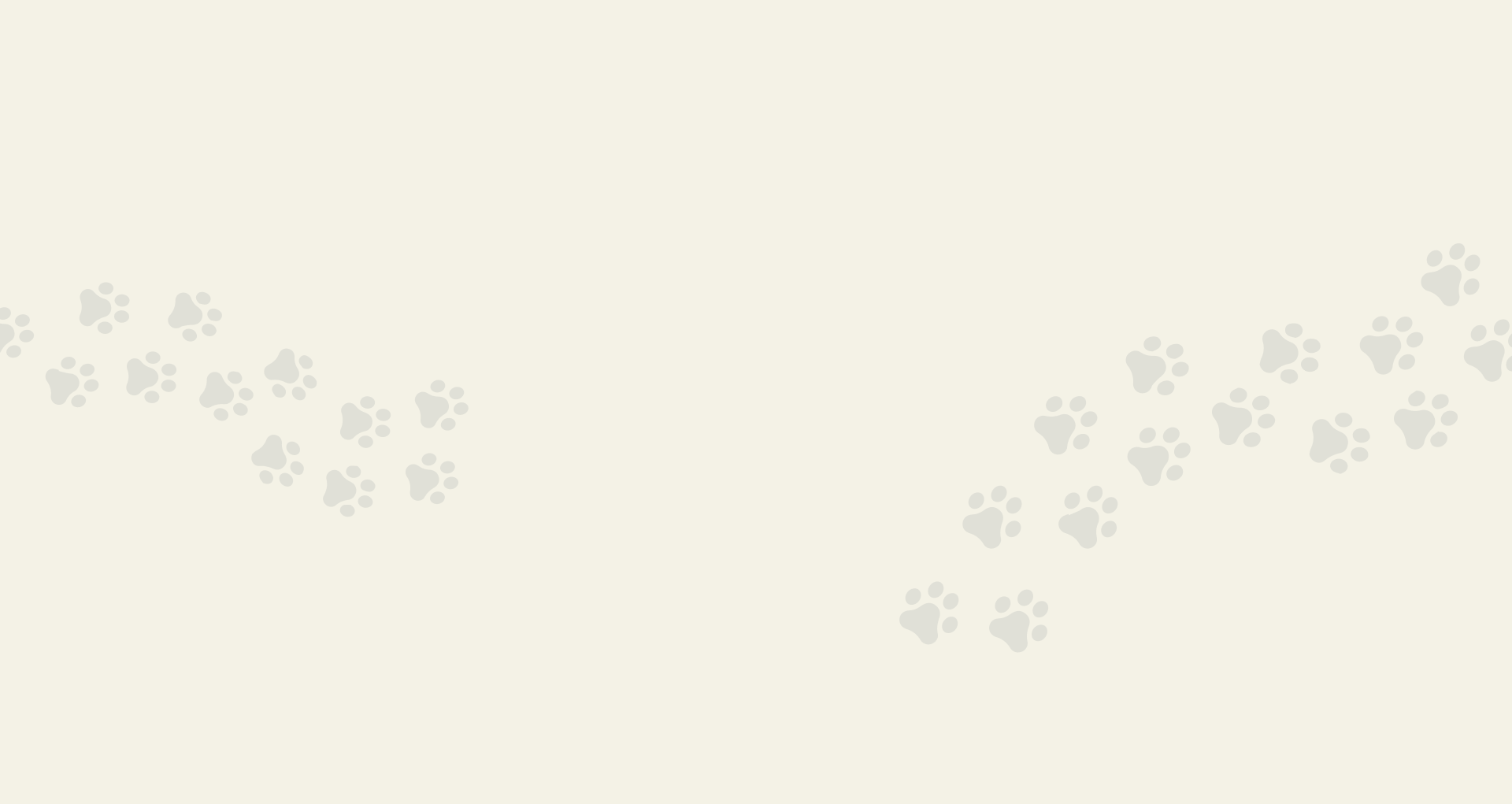 beige background with paw prints