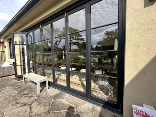 French Door with Dog Door - Dog Door Fitting Sydney