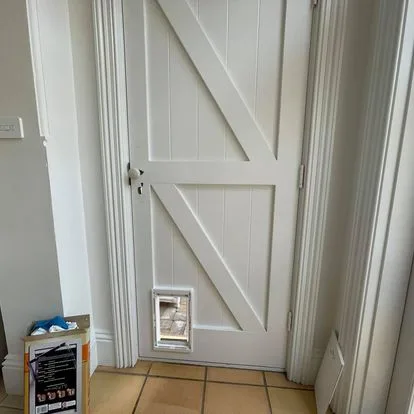 Cat Timber Door - Cat Door Fitting Sydney