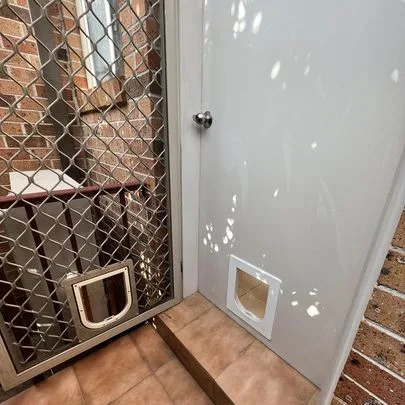 Cat Timber Door - Cat Door Fitting Sydney
