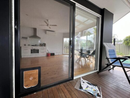 Screen Dog Door & Installation - Dog door - Screen door