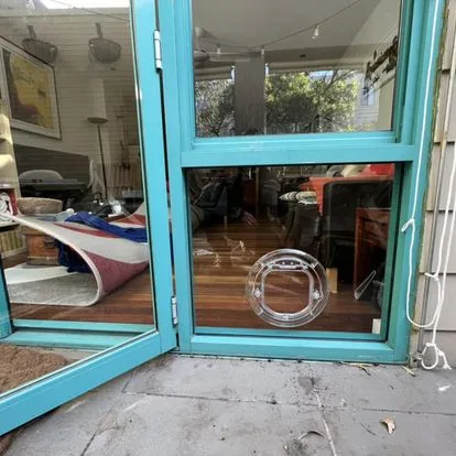 Glass Cat Door and Installation Sydney